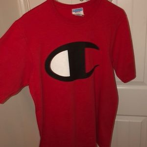 Red Champion t-shirt